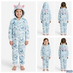 Unicorn One-piece Tie Dye Pajamas - size 4 - 0023
